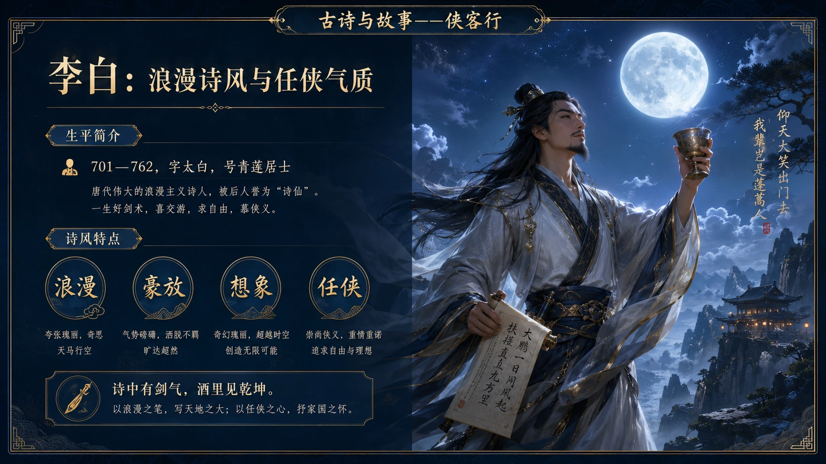 古诗与故事_侠客行 - 预览图3