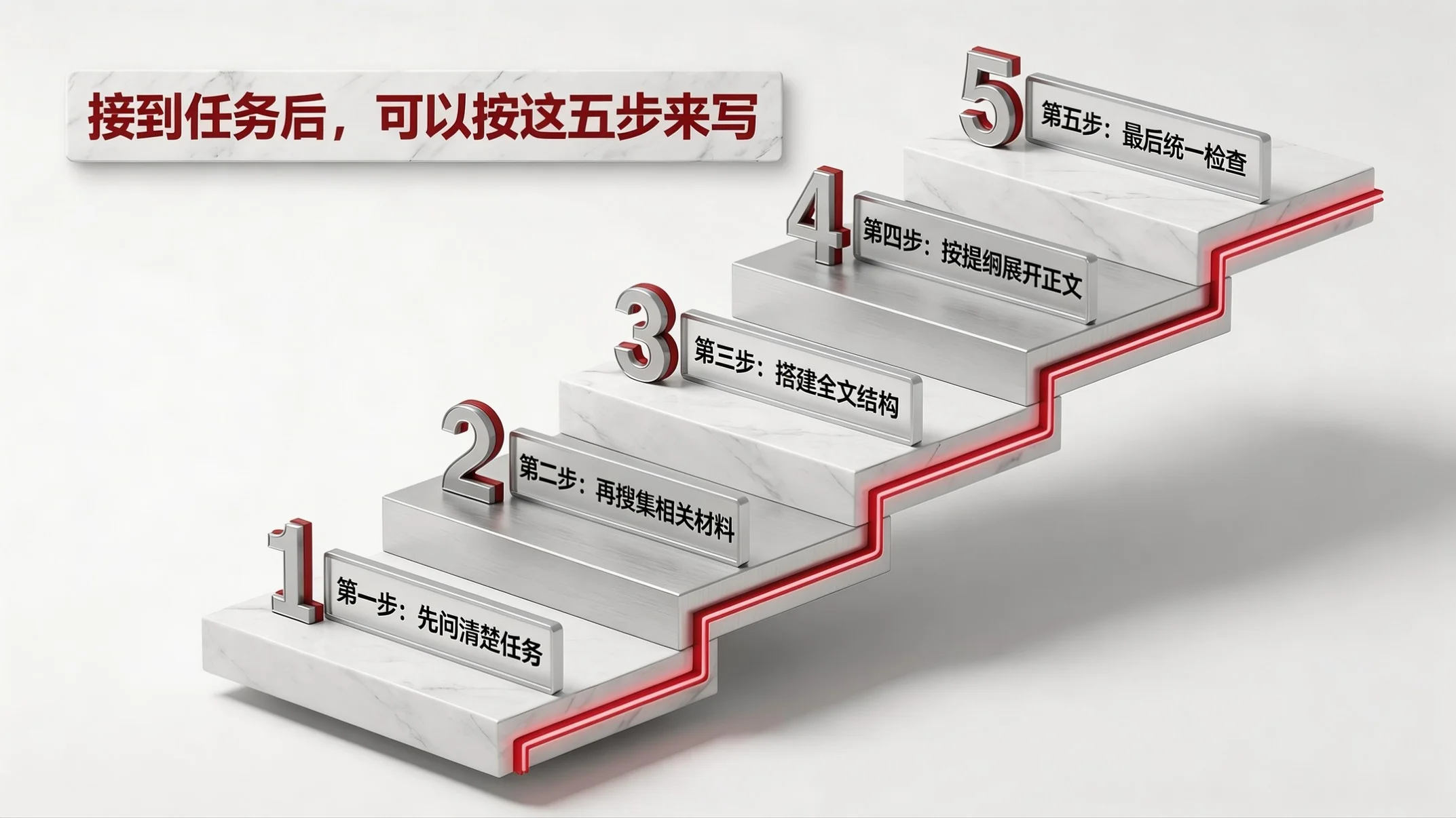 红白质感型｜公文写作质量与效率提升培训PPT - 预览图18