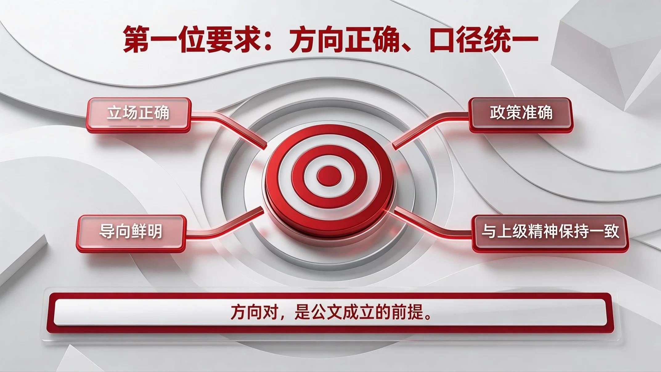 红白质感型｜公文写作质量与效率提升培训PPT - 预览图6