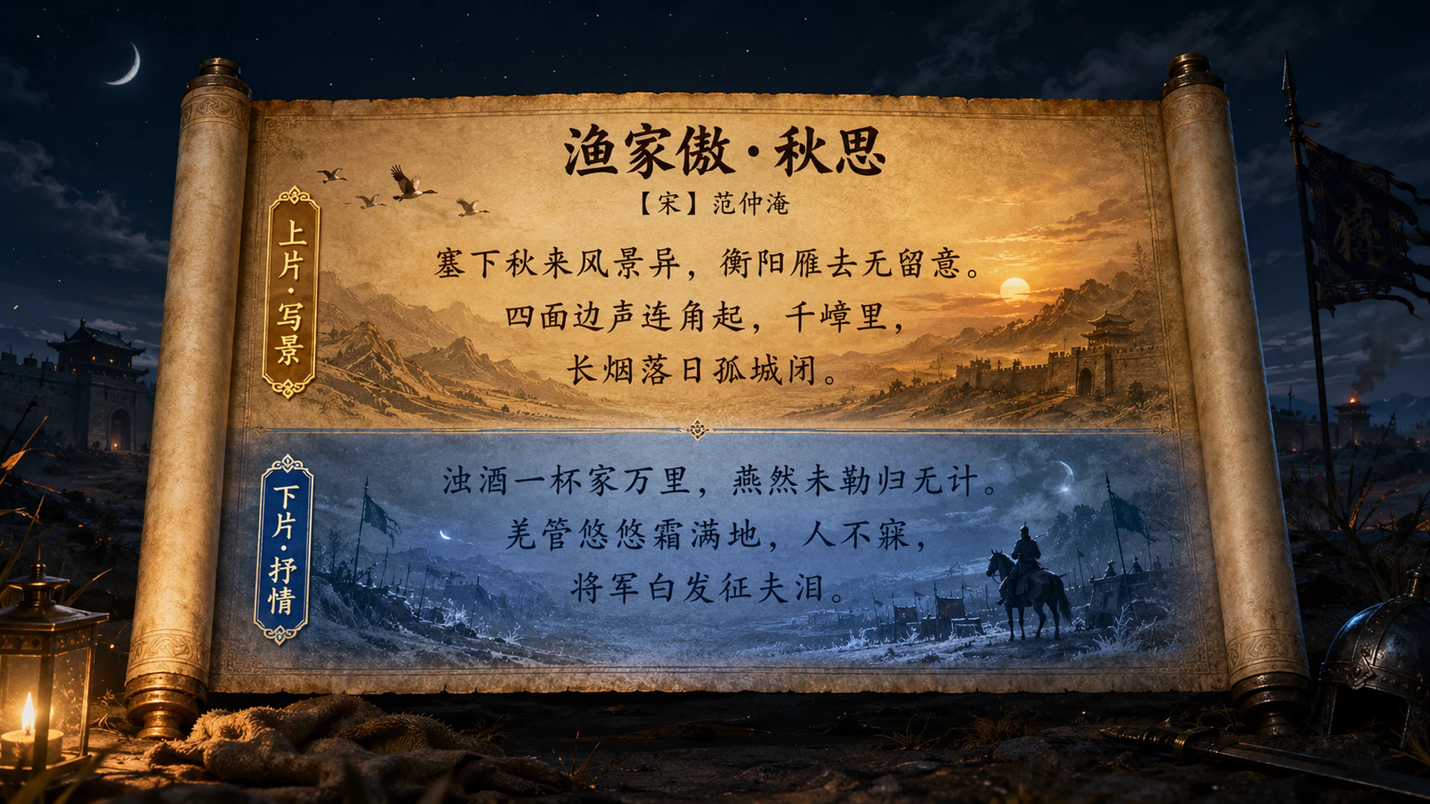 渔家傲秋思_【CG风格】2K - 预览图3