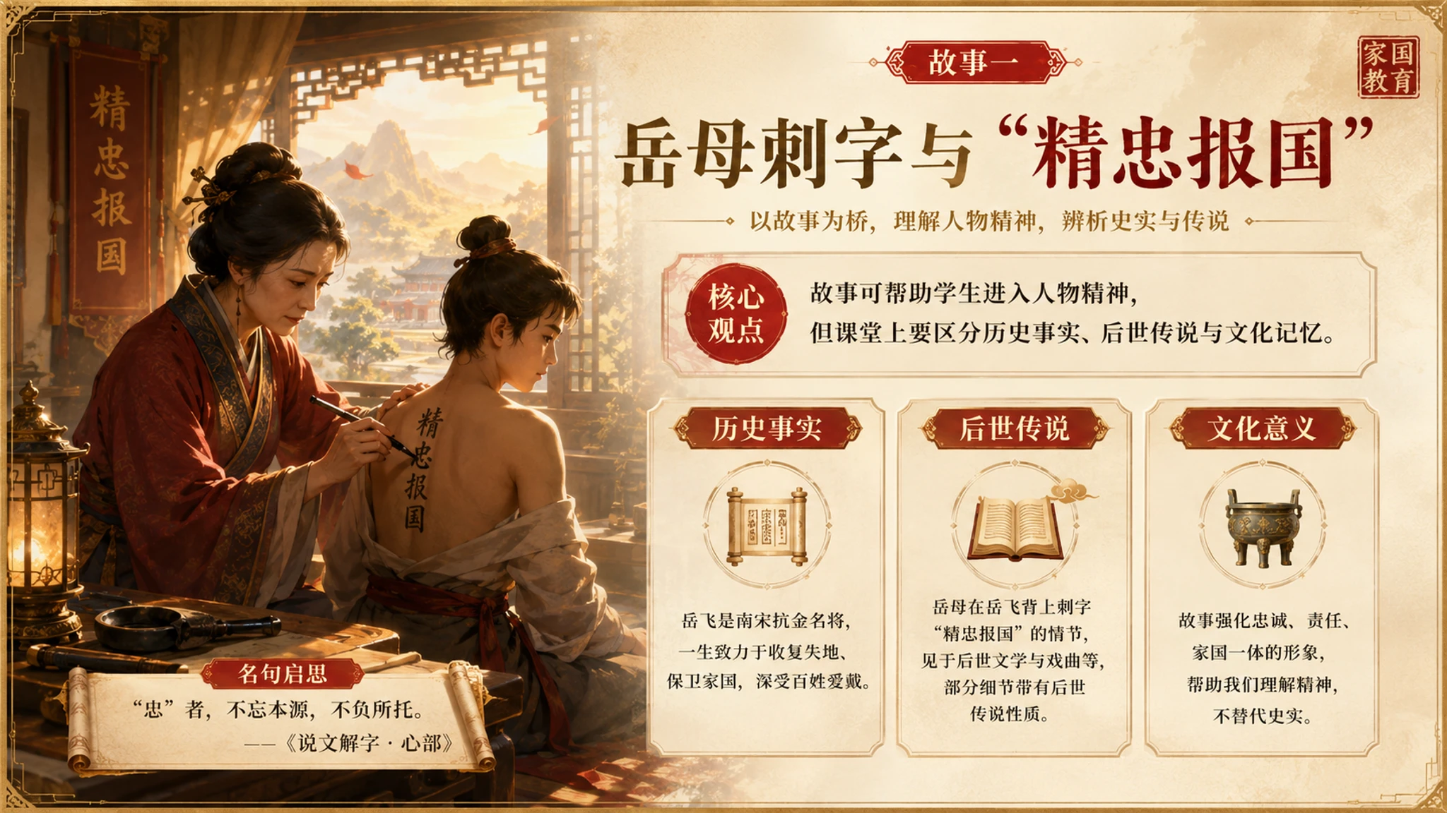 古诗与故事_满江红【CG风格】2K - 预览图11