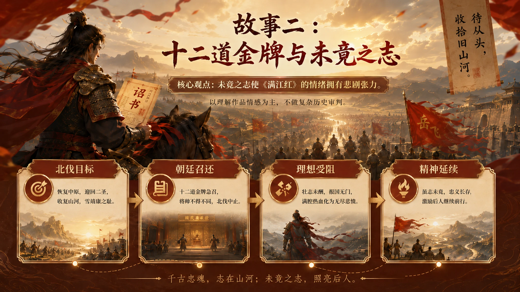 古诗与故事_满江红【CG风格】2K - 预览图12