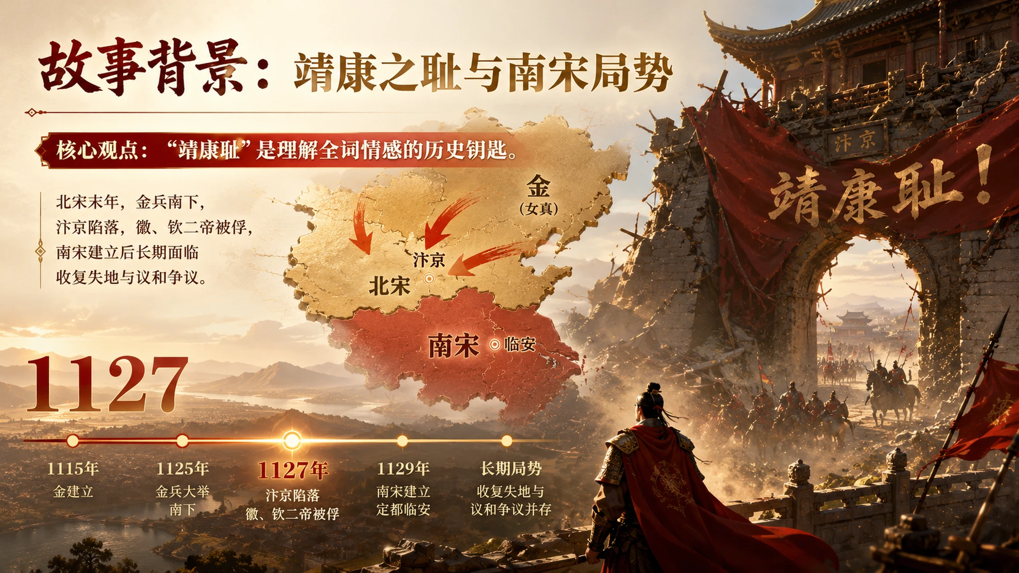 古诗与故事_满江红【CG风格】2K - 预览图5