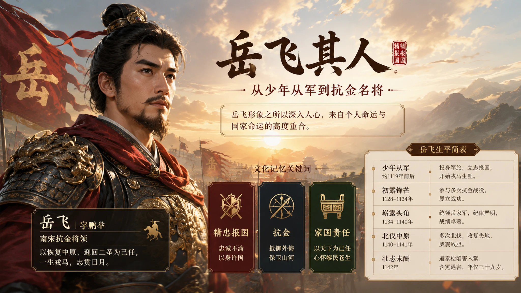 古诗与故事_满江红【CG风格】2K - 预览图6