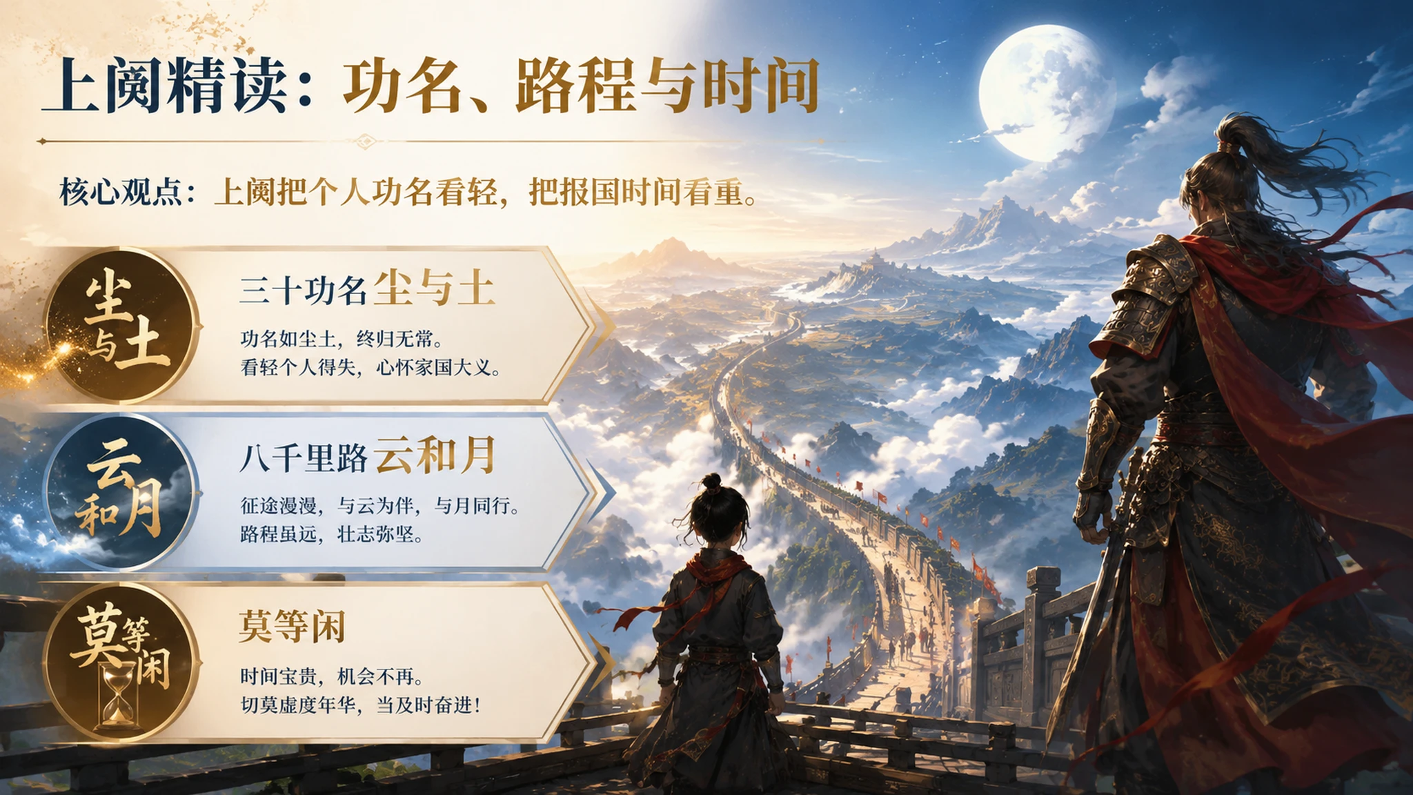 古诗与故事_满江红【CG风格】2K - 预览图7