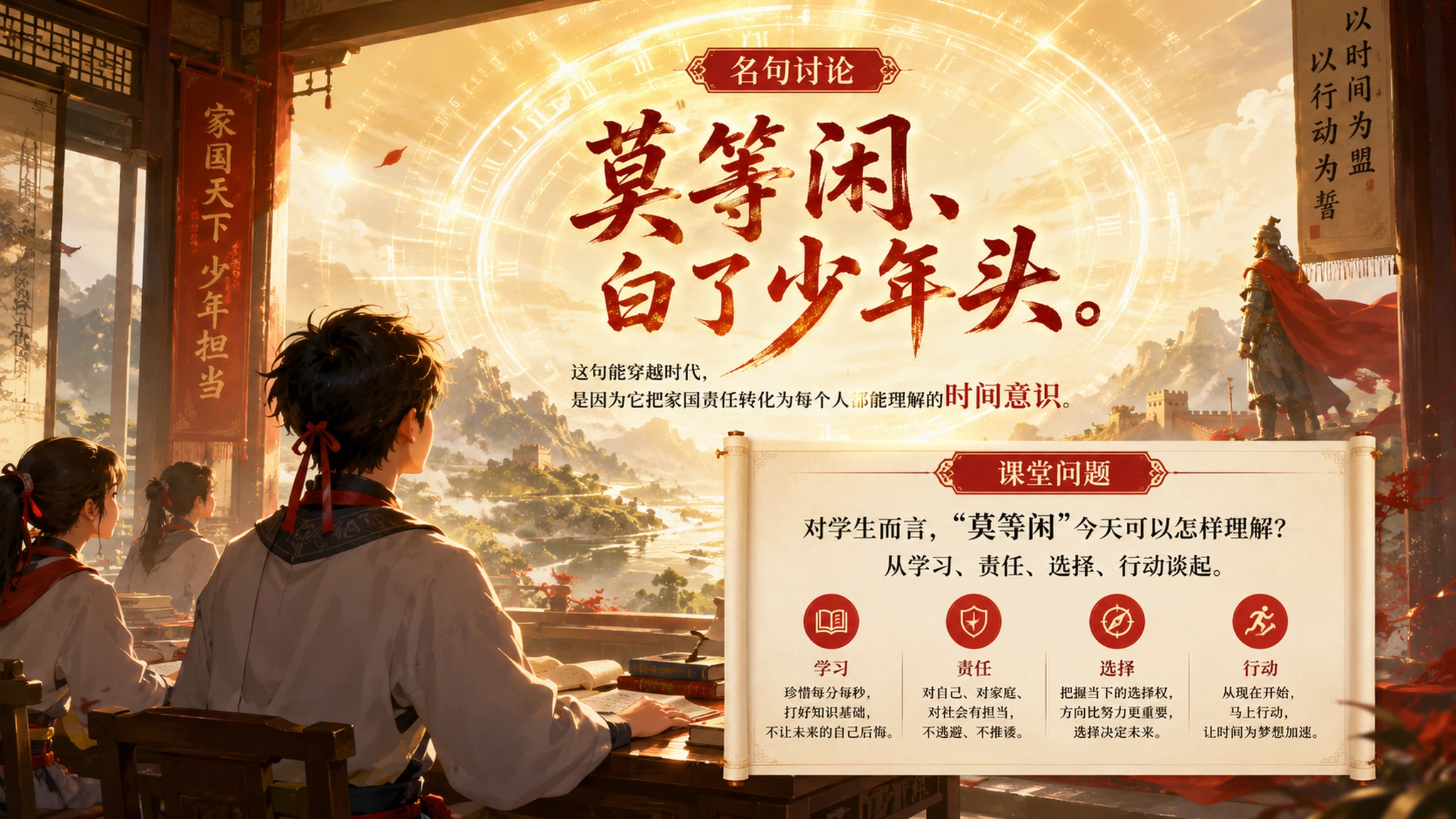古诗与故事_满江红【CG风格】2K - 预览图8