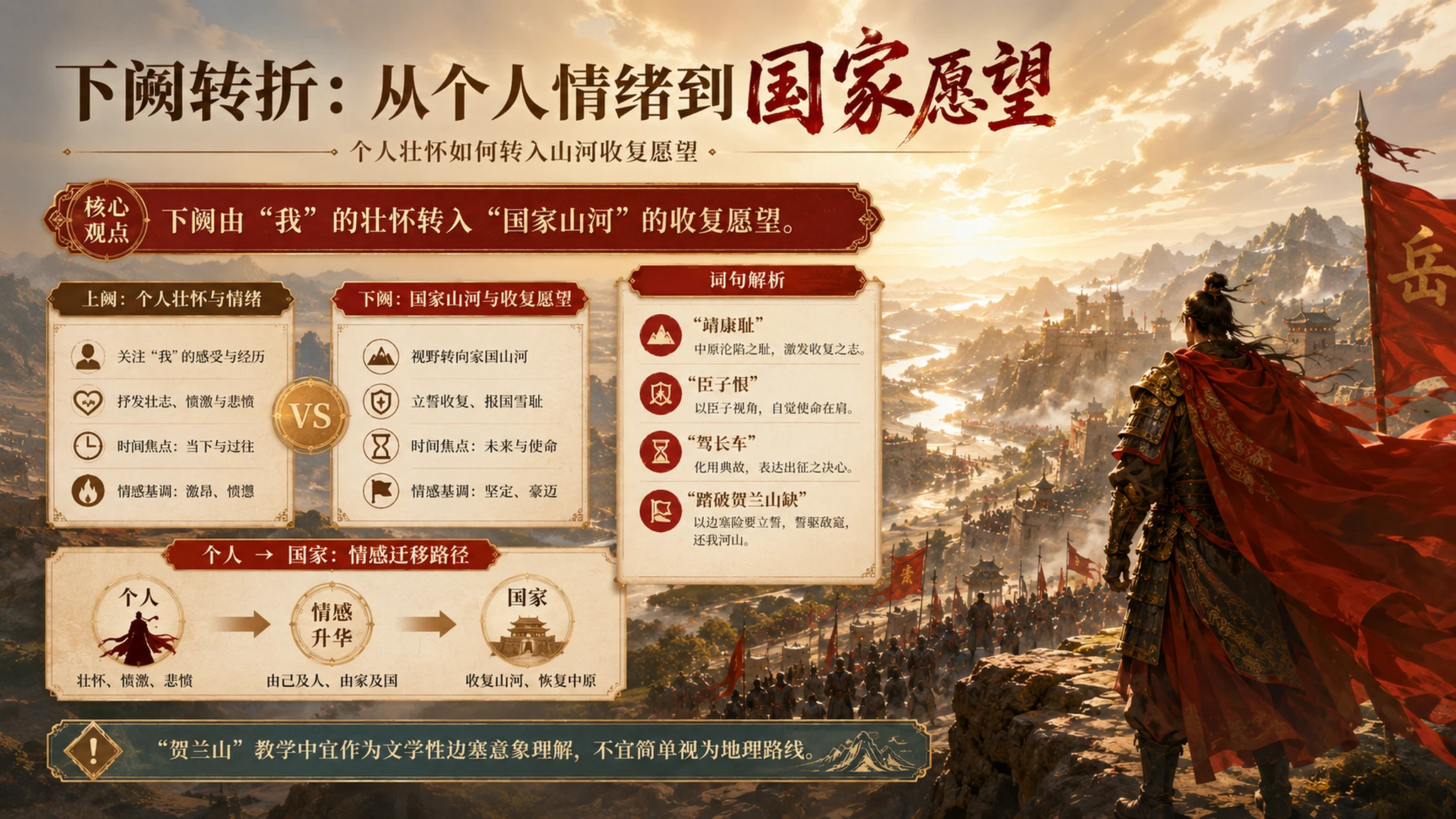 古诗与故事_满江红【CG风格】2K - 预览图9