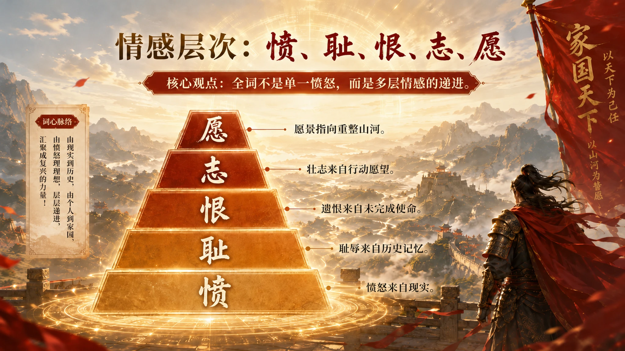古诗与故事_满江红【CG风格】2K - 预览图10