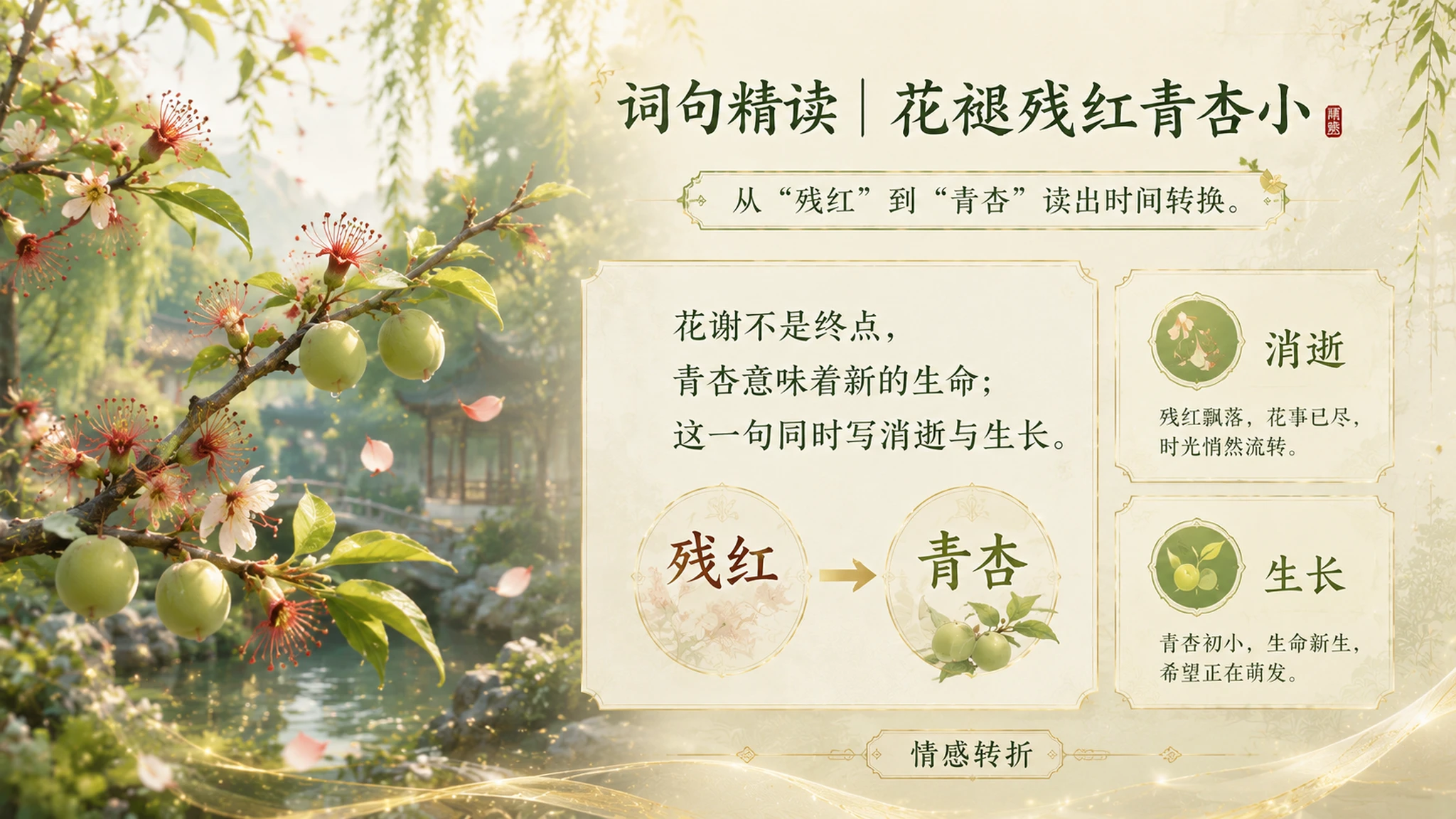 古诗与故事——蝶恋花春景【CG风格】2K - 预览图11