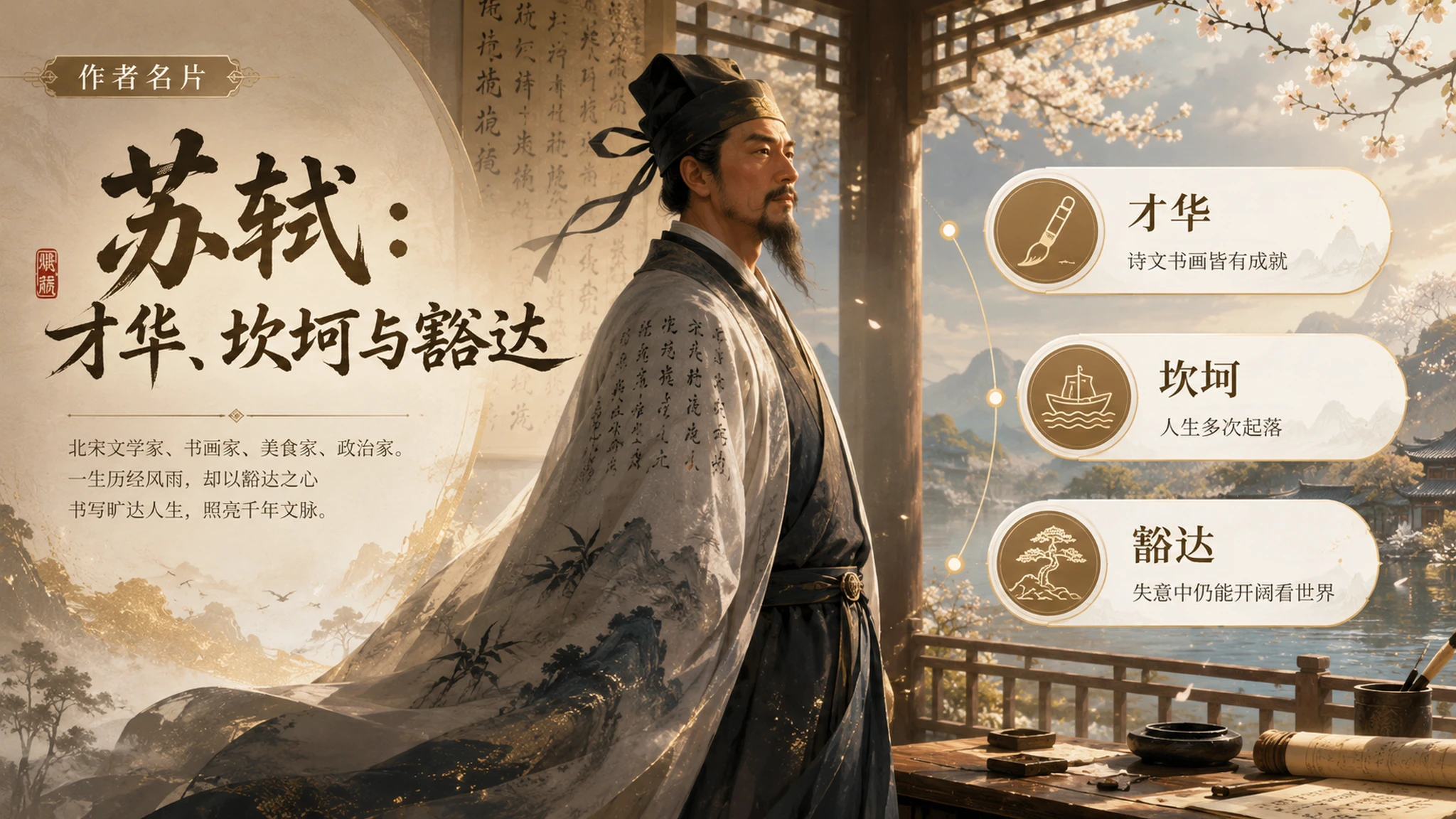 古诗与故事——蝶恋花春景【CG风格】2K - 预览图6
