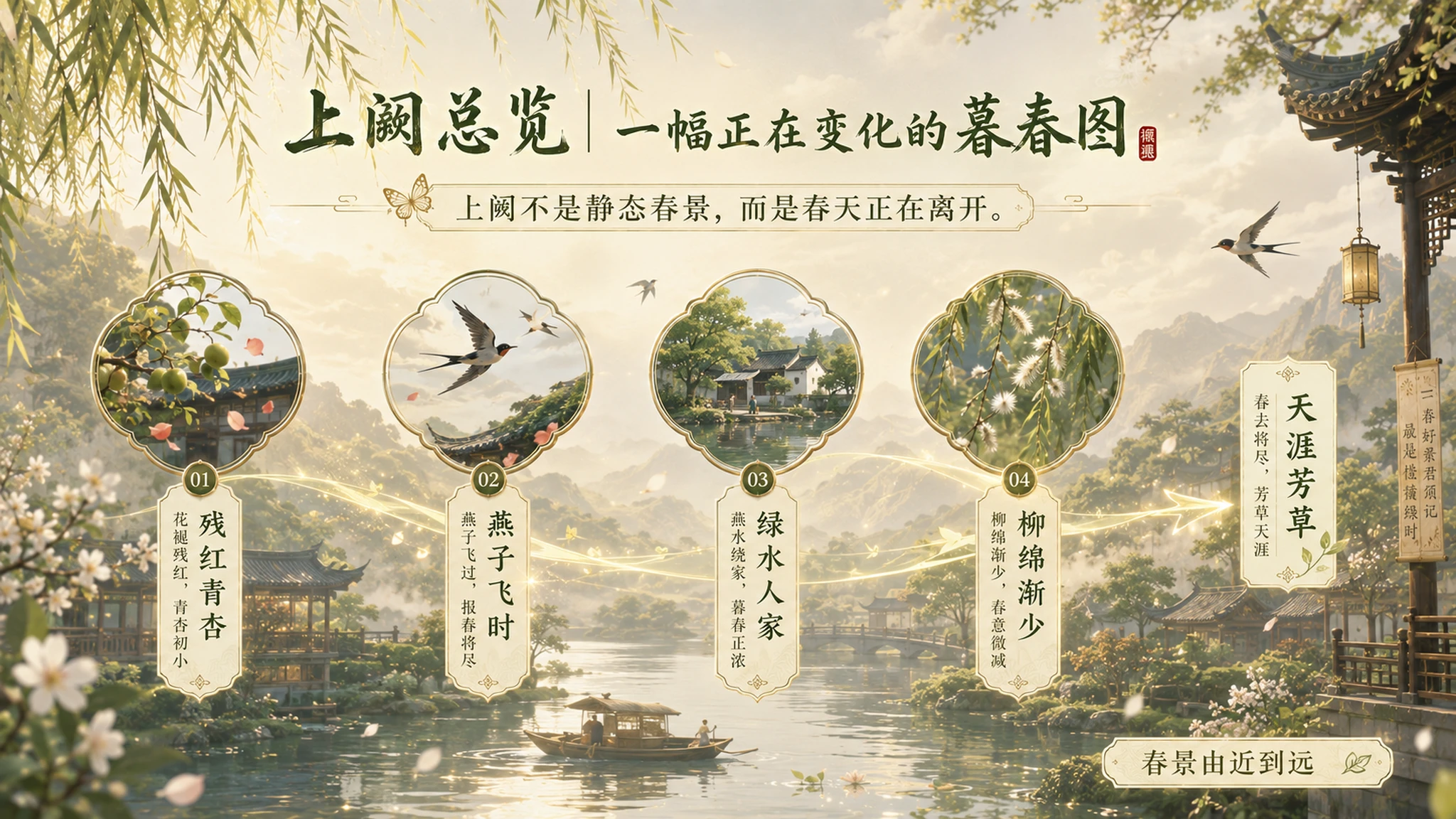 古诗与故事——蝶恋花春景【CG风格】2K - 预览图10