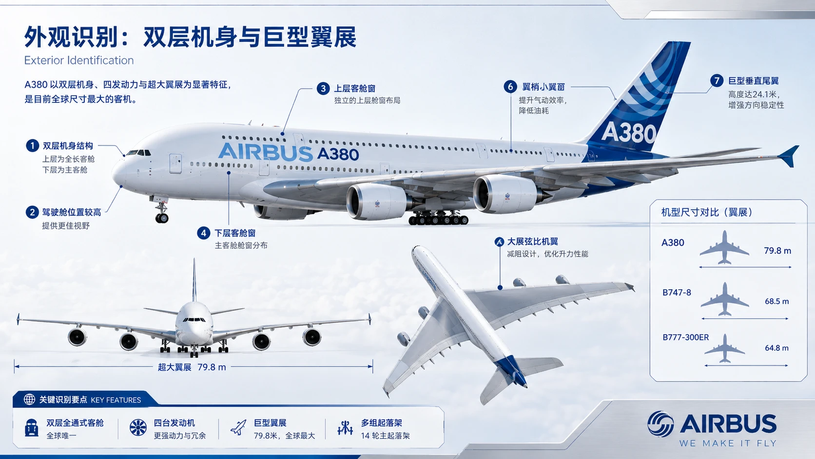 万物知识图鉴——A380大飞机【4K】 - 预览图1
