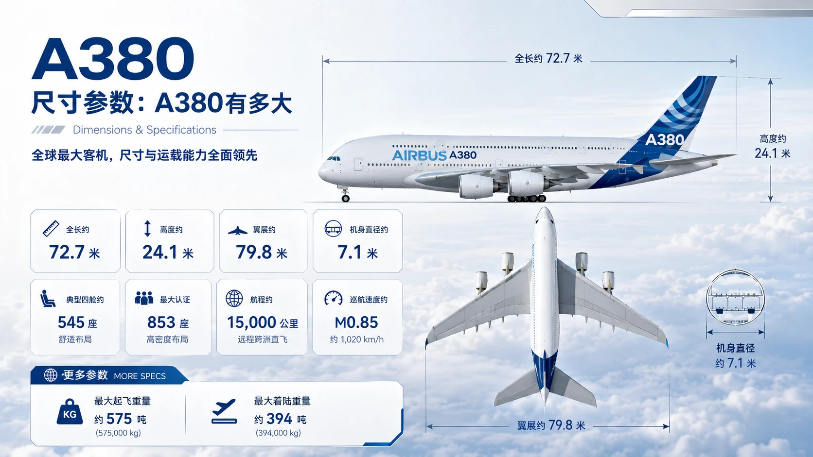 万物知识图鉴——A380大飞机【4K】 - 预览图2