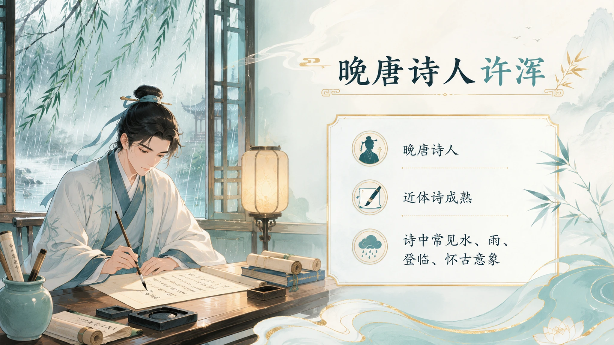 古诗与故事——咸阳城东楼【二次元风格】2K - 预览图4