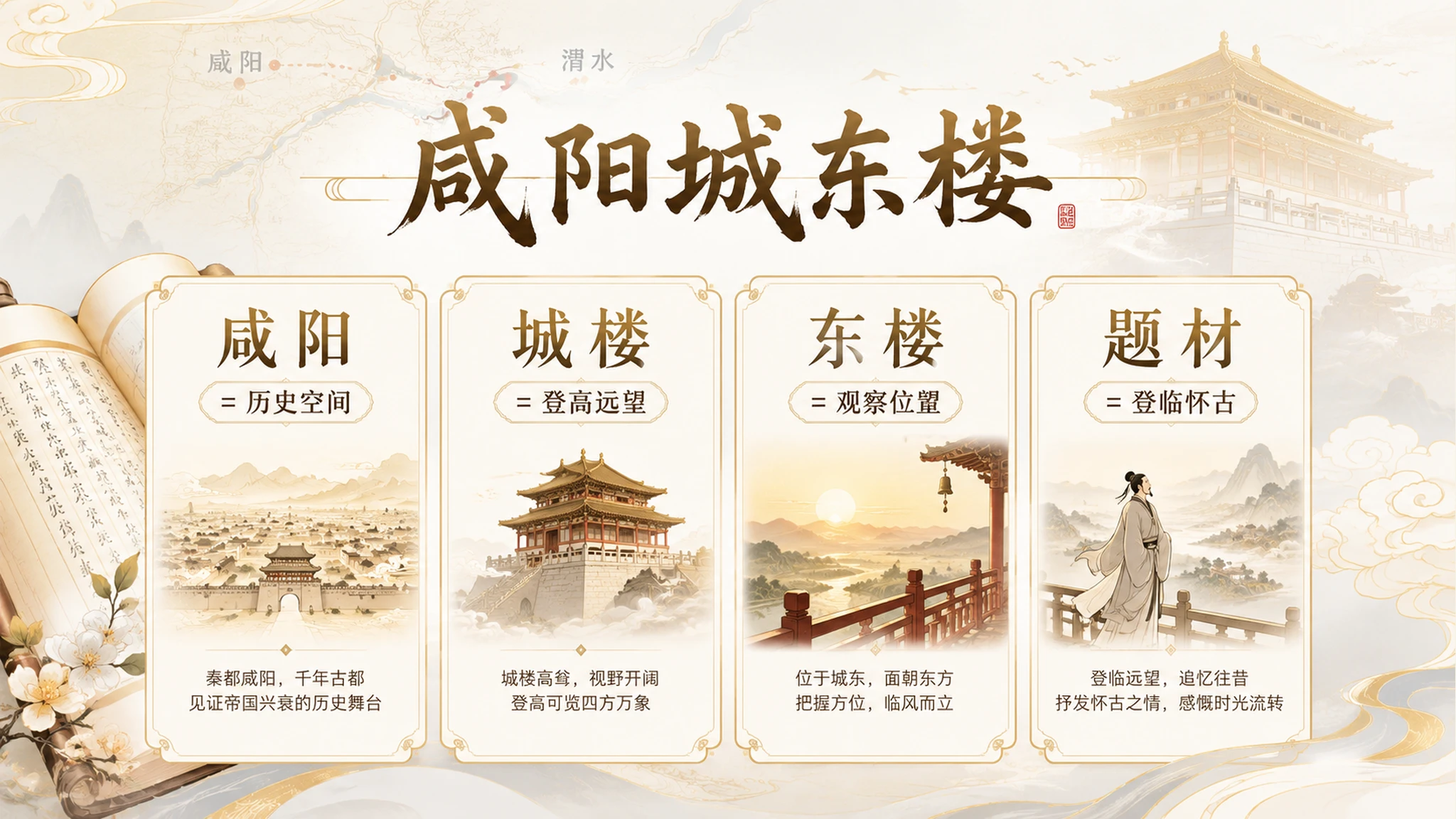 古诗与故事——咸阳城东楼【二次元风格】2K - 预览图7