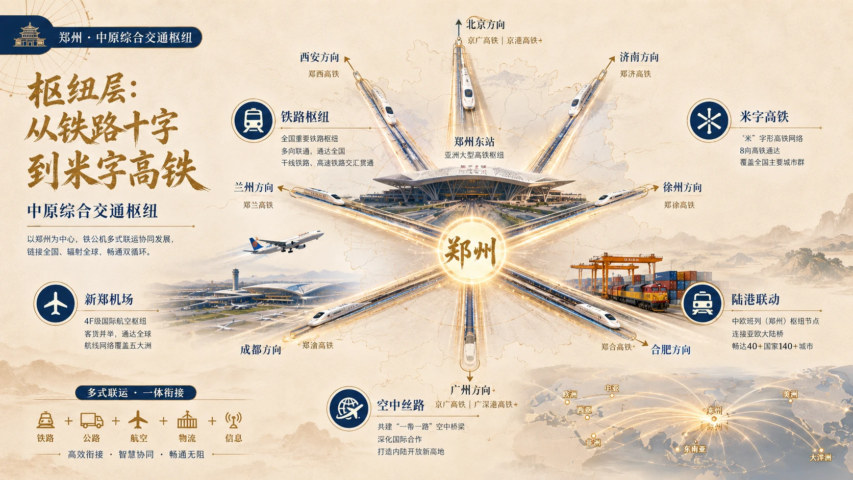 十页看懂城市图鉴——郑州【4K】 - 预览图4
