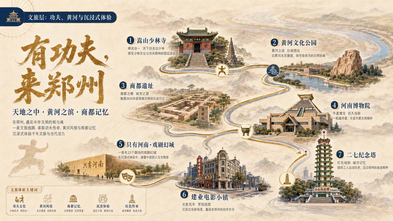 十页看懂城市图鉴——郑州【4K】 - 预览图6