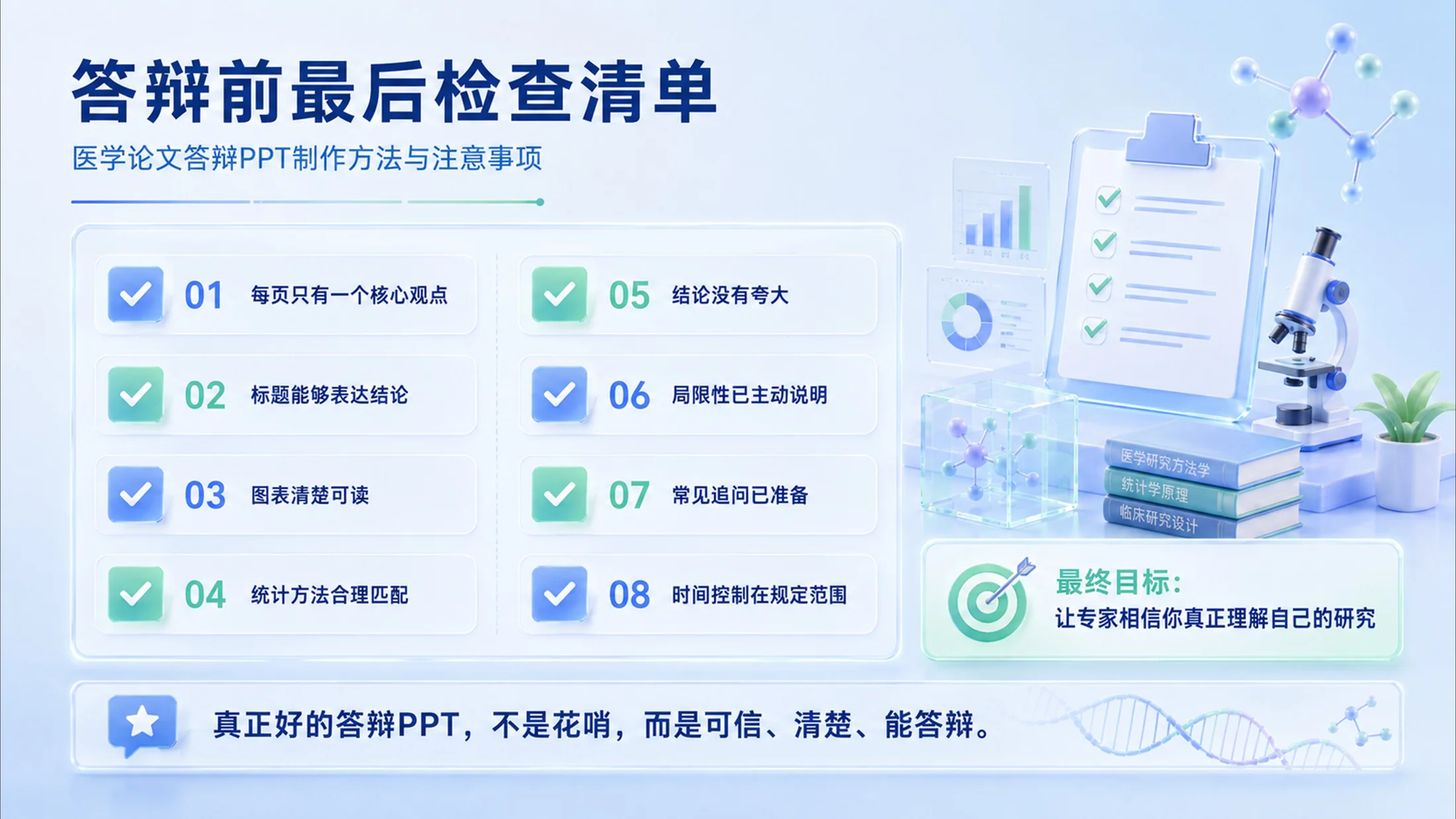 怎样做好医学论文答辩PPT - 预览图15