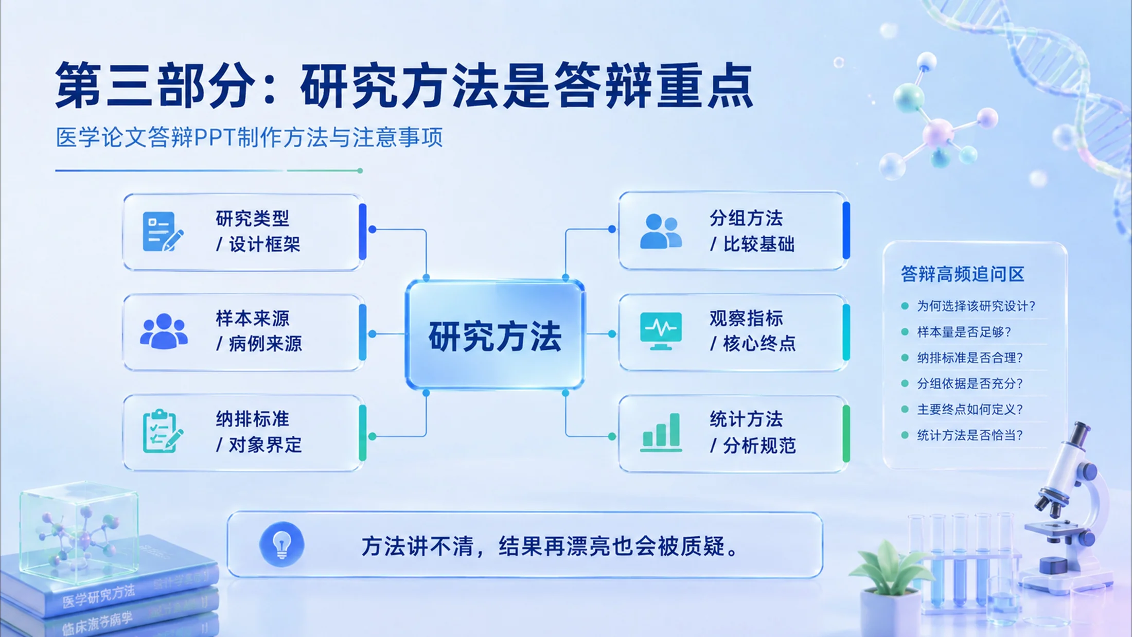 怎样做好医学论文答辩PPT - 预览图8