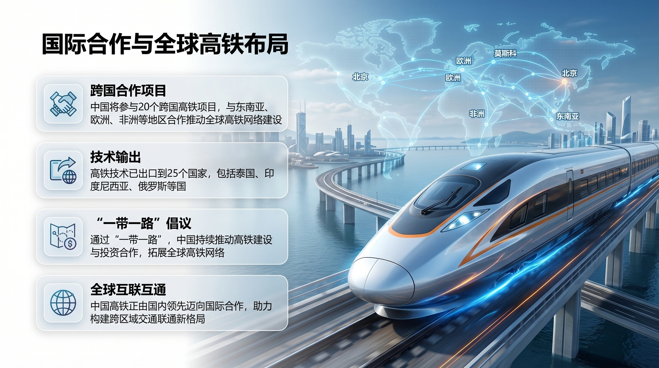 蓝橙疾速科技型｜中国高铁发展与未来规划PPT - 预览图4