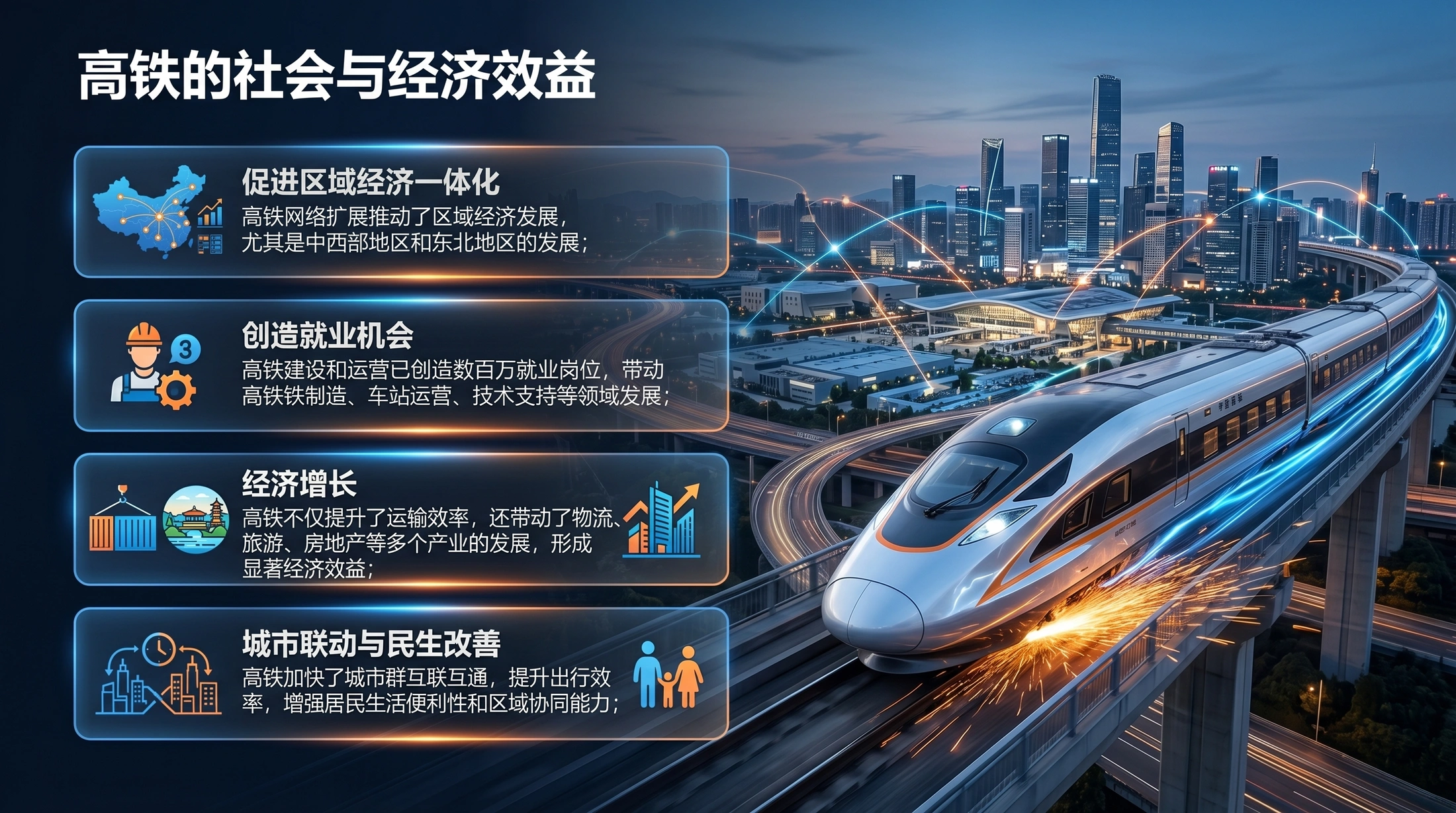 蓝橙疾速科技型｜中国高铁发展与未来规划PPT - 预览图6
