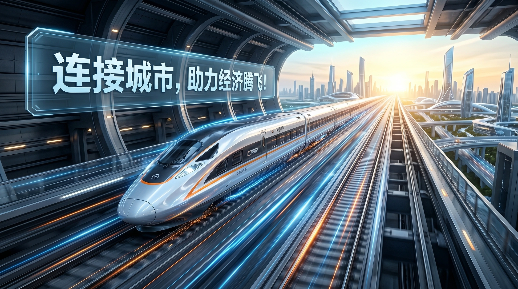 蓝橙疾速科技型｜中国高铁发展与未来规划PPT - 预览图8