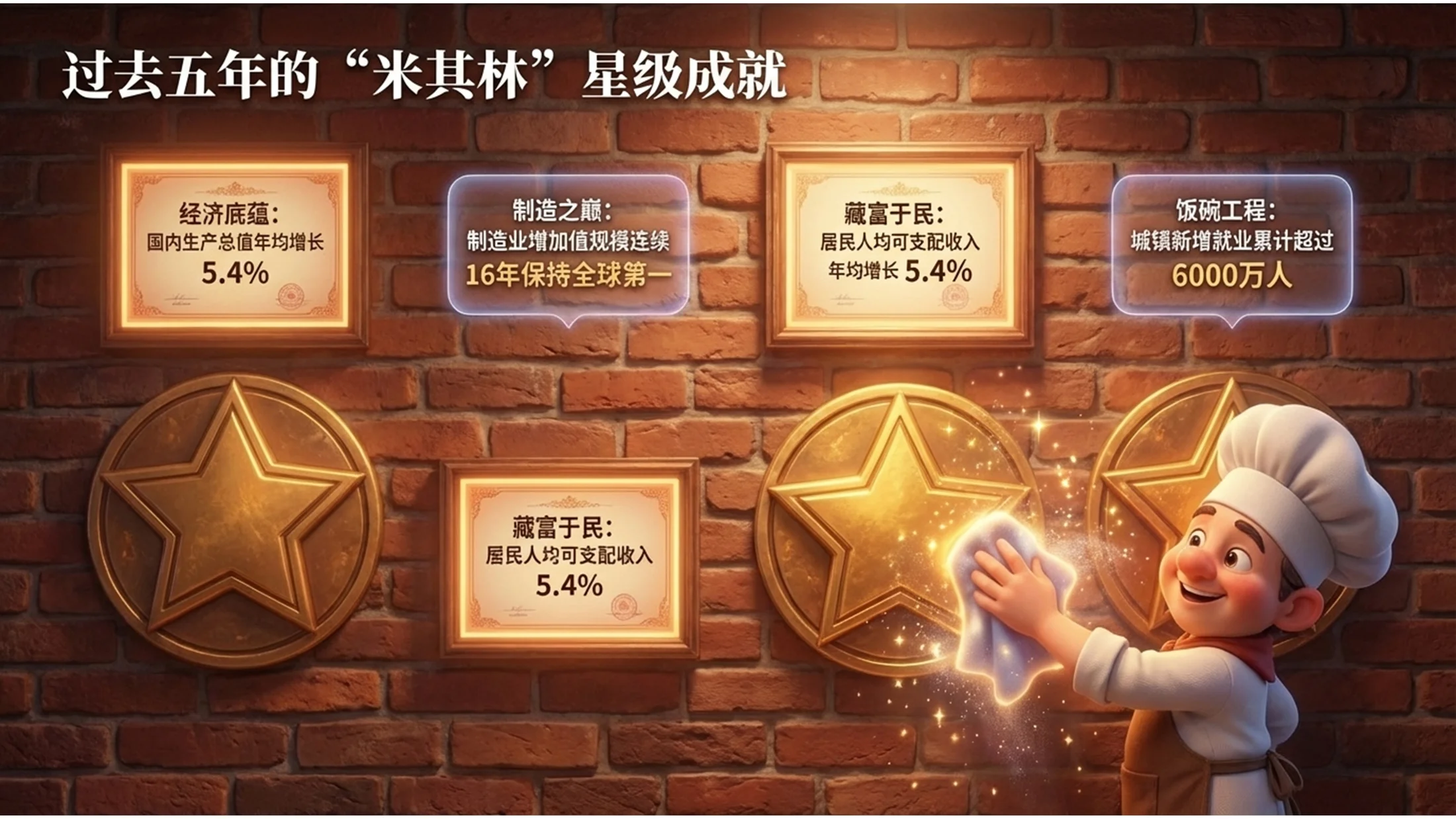 皮克斯动画风格大厨政府工作报告PPT - 预览图2