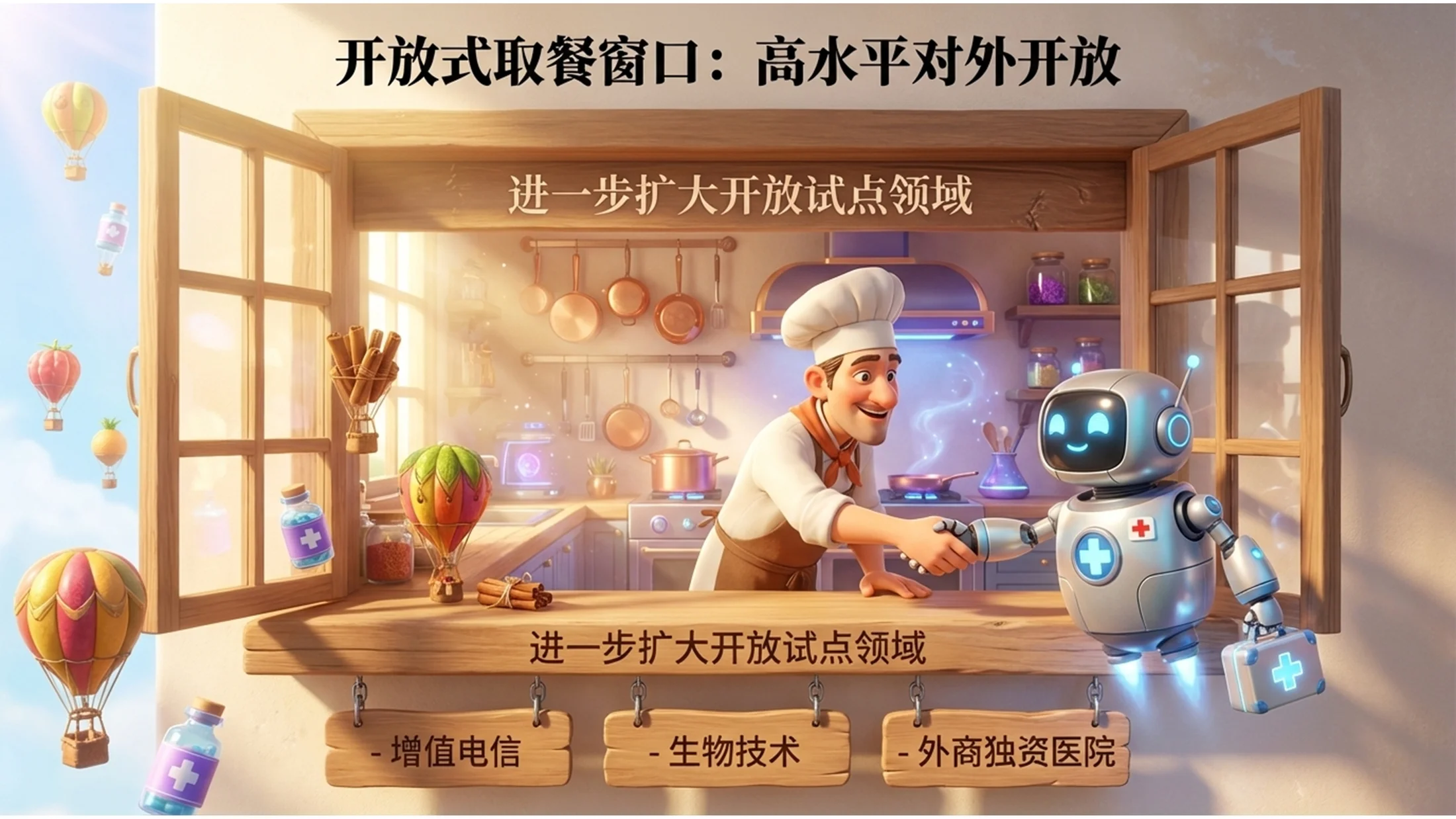 皮克斯动画风格大厨政府工作报告PPT - 预览图8