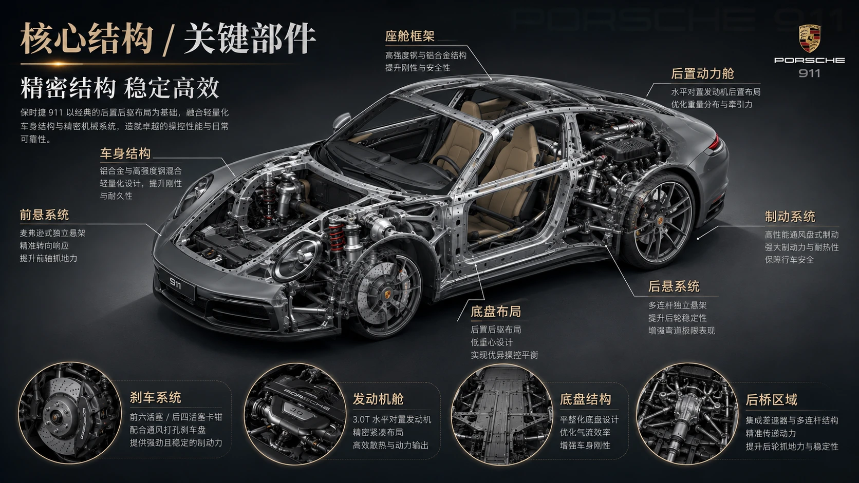 万物知识图鉴——保时捷911【4K2】 - 预览图3