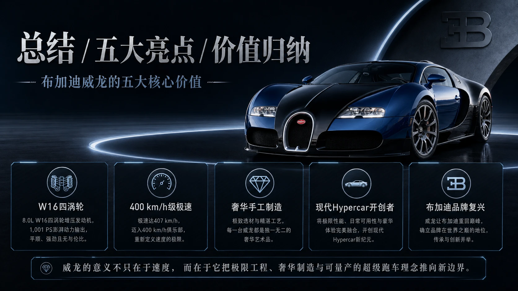 万物知识图鉴——布加迪威龙【4K深色】 - 预览图9