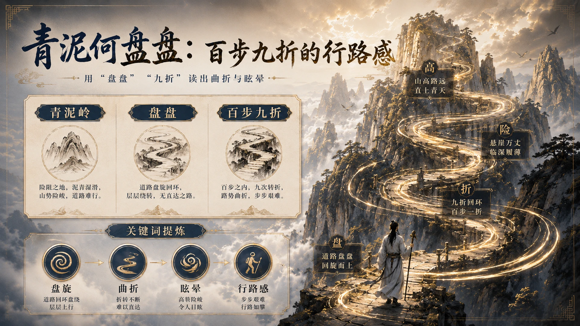 古诗与故事——蜀道难【CG风格】2K - 预览图12