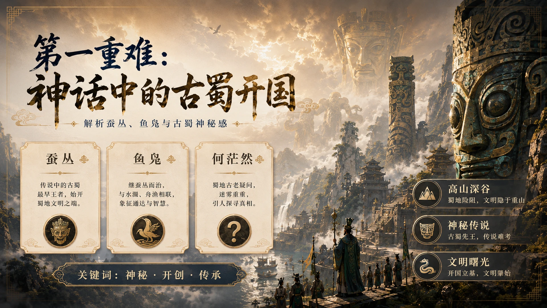 古诗与故事——蜀道难【CG风格】2K - 预览图6