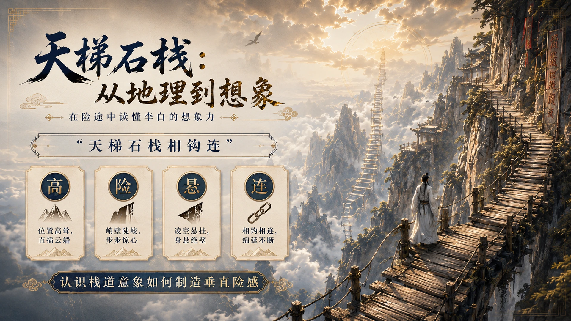 古诗与故事——蜀道难【CG风格】2K - 预览图9