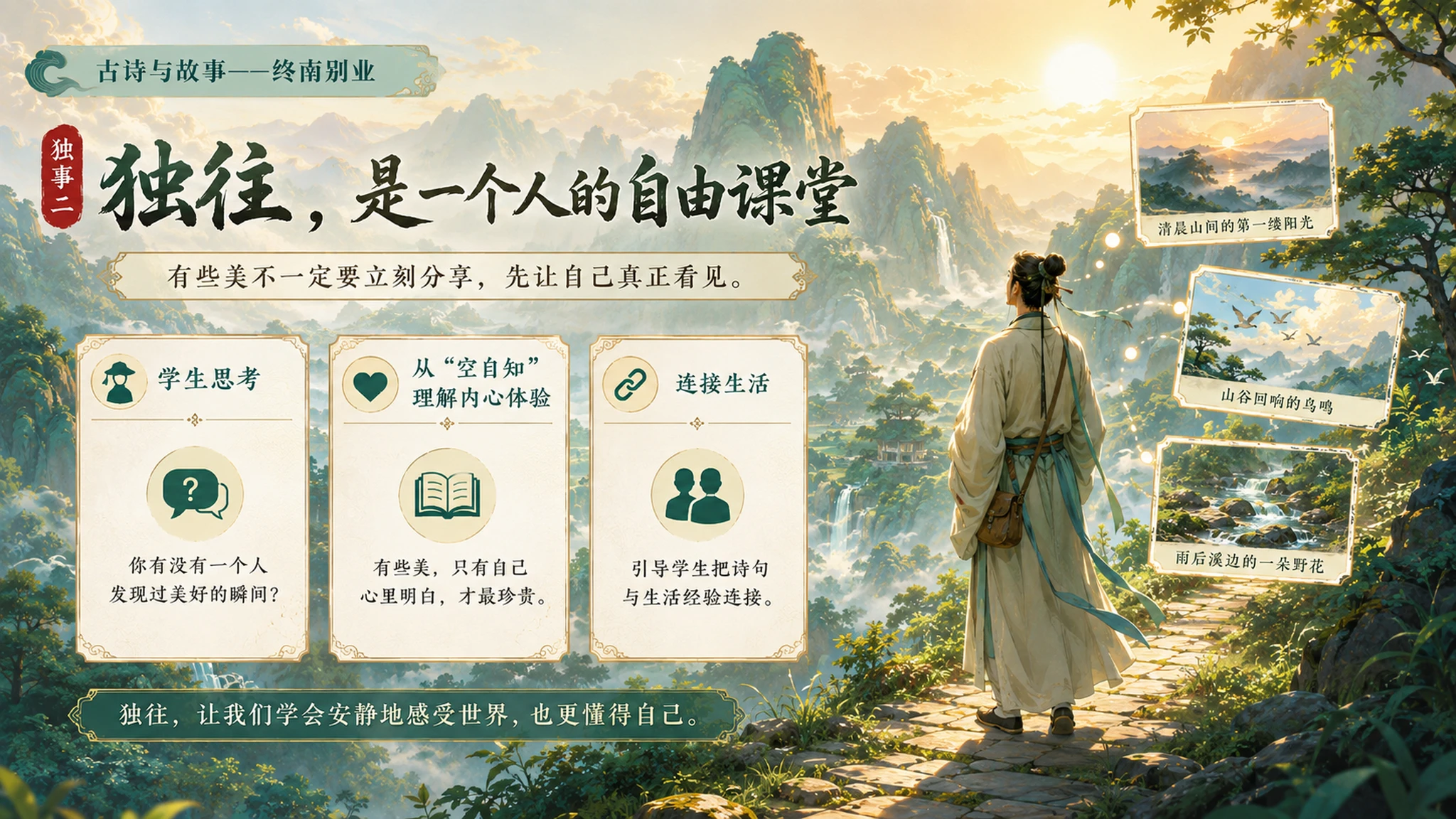 古诗与故事——终南别业【CG风格】2K - 预览图10