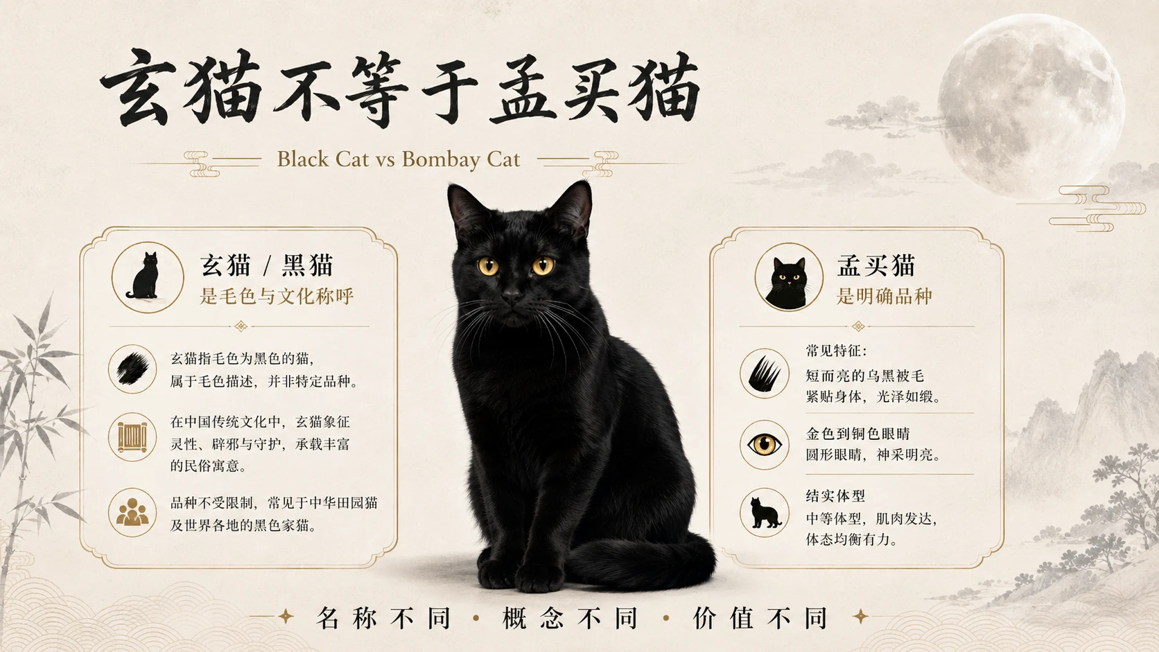 万物知识图鉴——玄猫【4k浅色】 - 预览图5