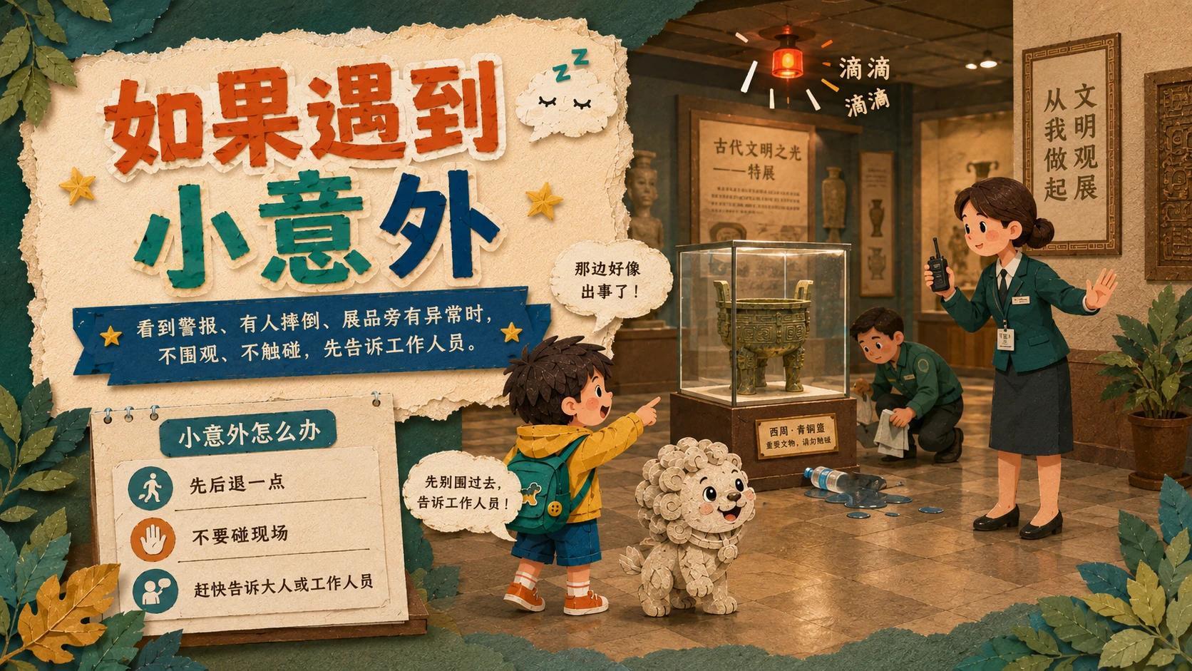嘘，展品在睡觉｜博物馆⽂明参观指南 PPT - 预览图14