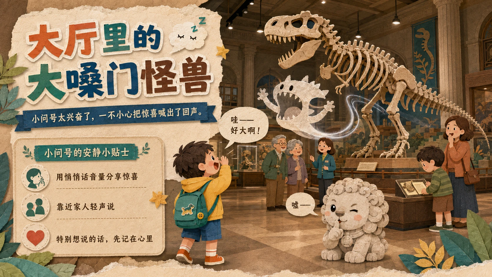 嘘，展品在睡觉｜博物馆⽂明参观指南 PPT - 预览图3