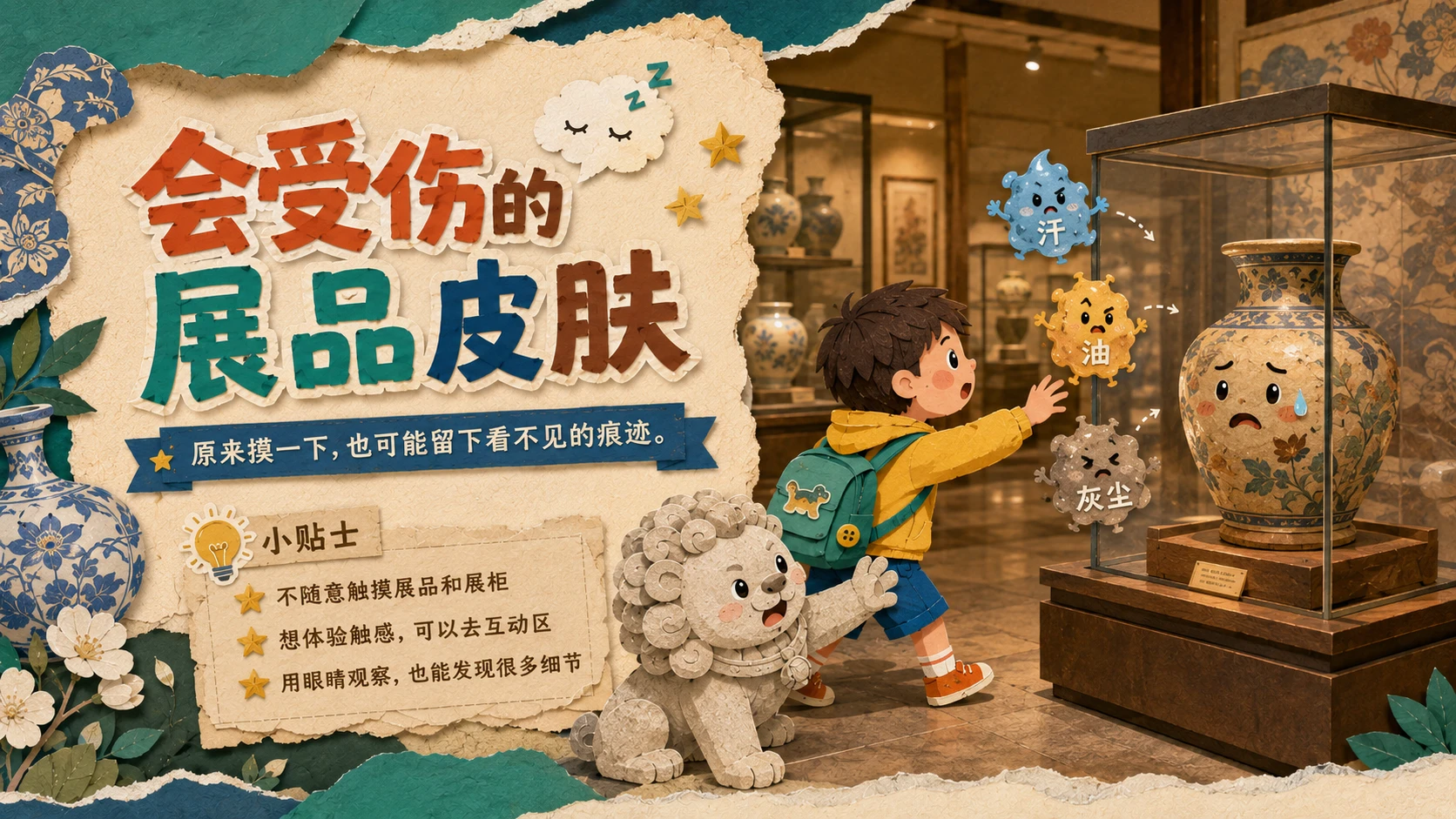 嘘，展品在睡觉｜博物馆⽂明参观指南 PPT - 预览图4