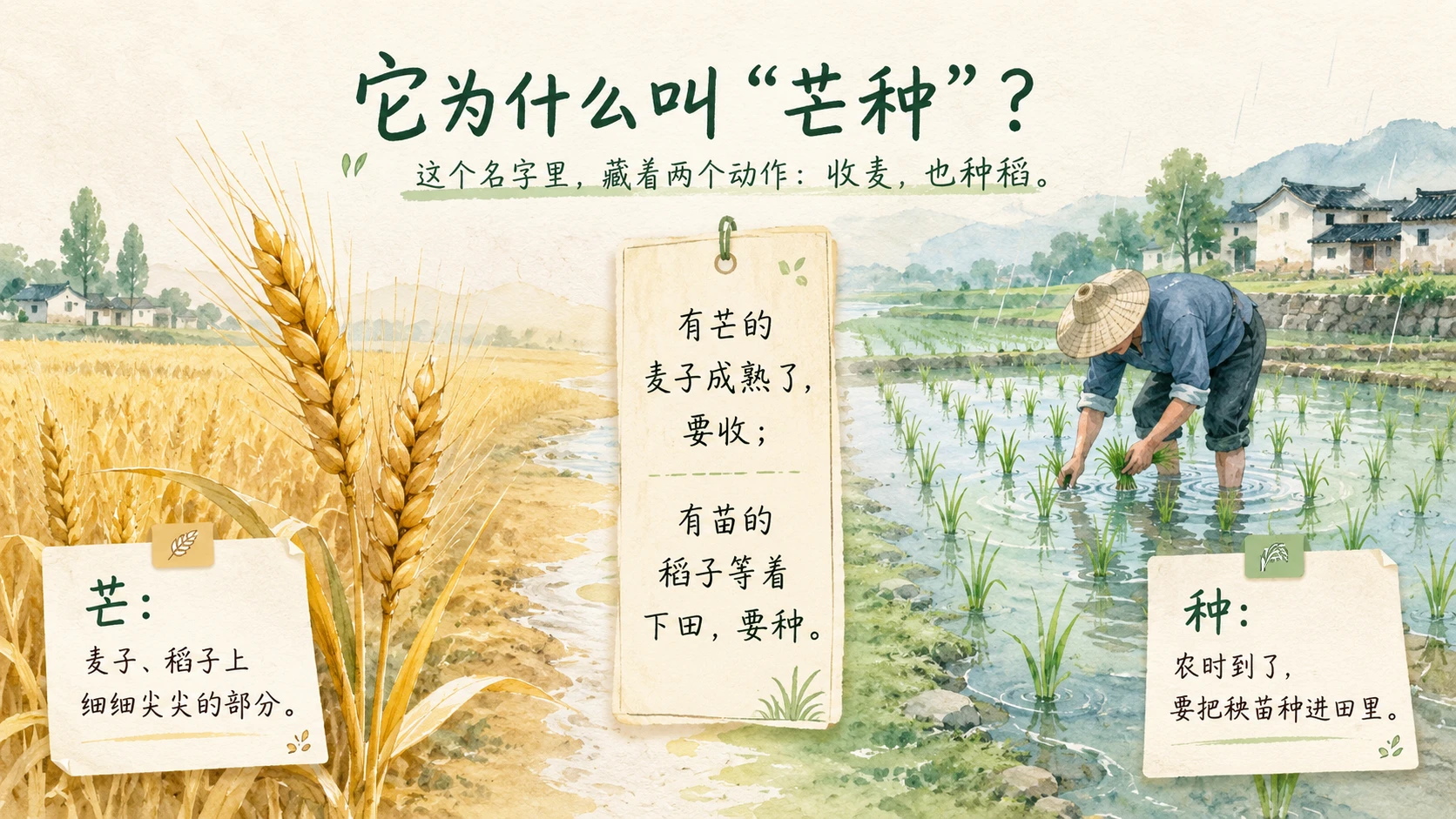 节气有知·芒种｜为什么说芒种又收又种？ - 预览图3