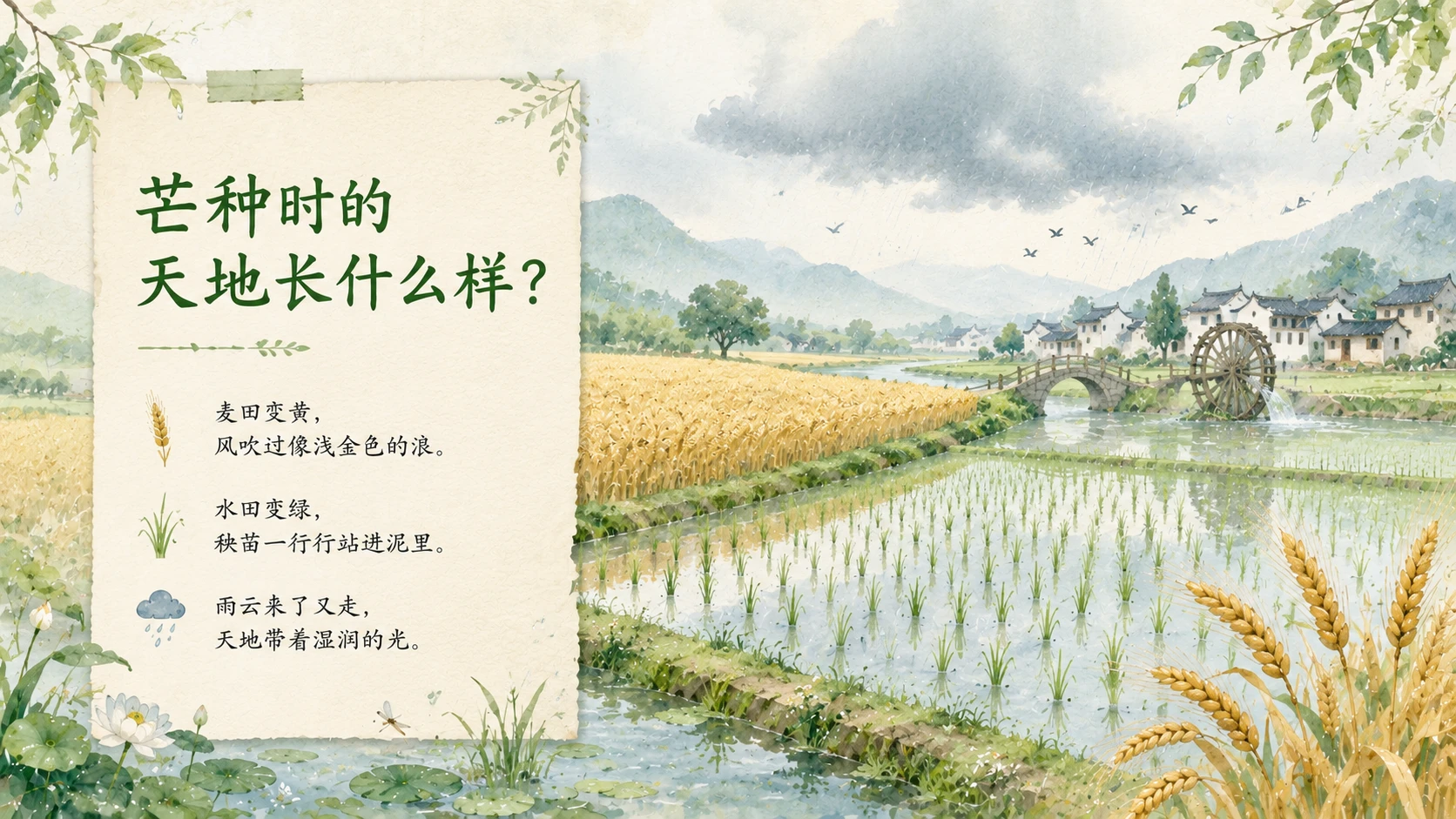 节气有知·芒种｜为什么说芒种又收又种？ - 预览图5