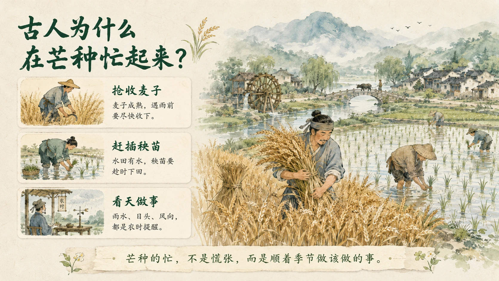 节气有知·芒种｜为什么说芒种又收又种？ - 预览图9