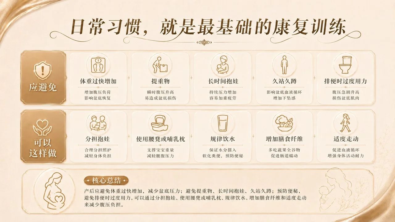 产后身体康复专项课PPT 新手妈妈指导手册之一： - 预览图14