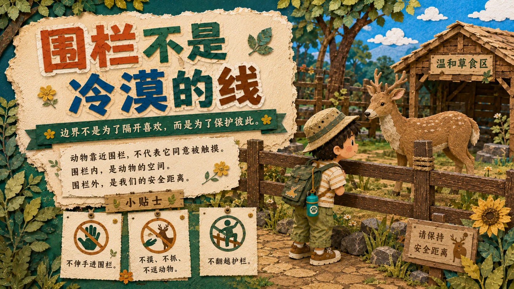 不打扰，是最好的喜欢｜动物园文明参观指南 PPT - 预览图6