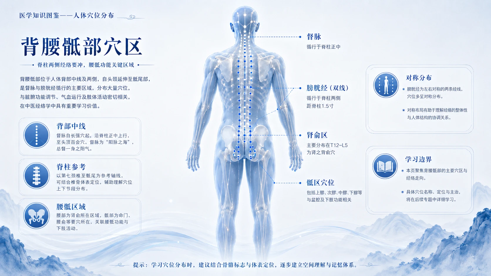 万物知识图鉴系列作品PPT——人体穴位【4K】 - 预览图5