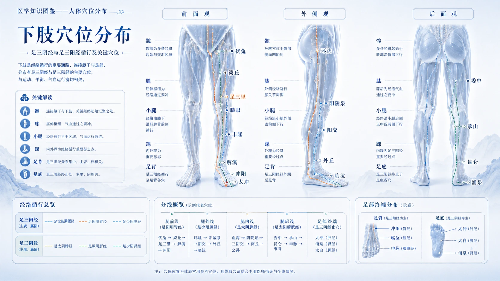 万物知识图鉴系列作品PPT——人体穴位【4K】 - 预览图7