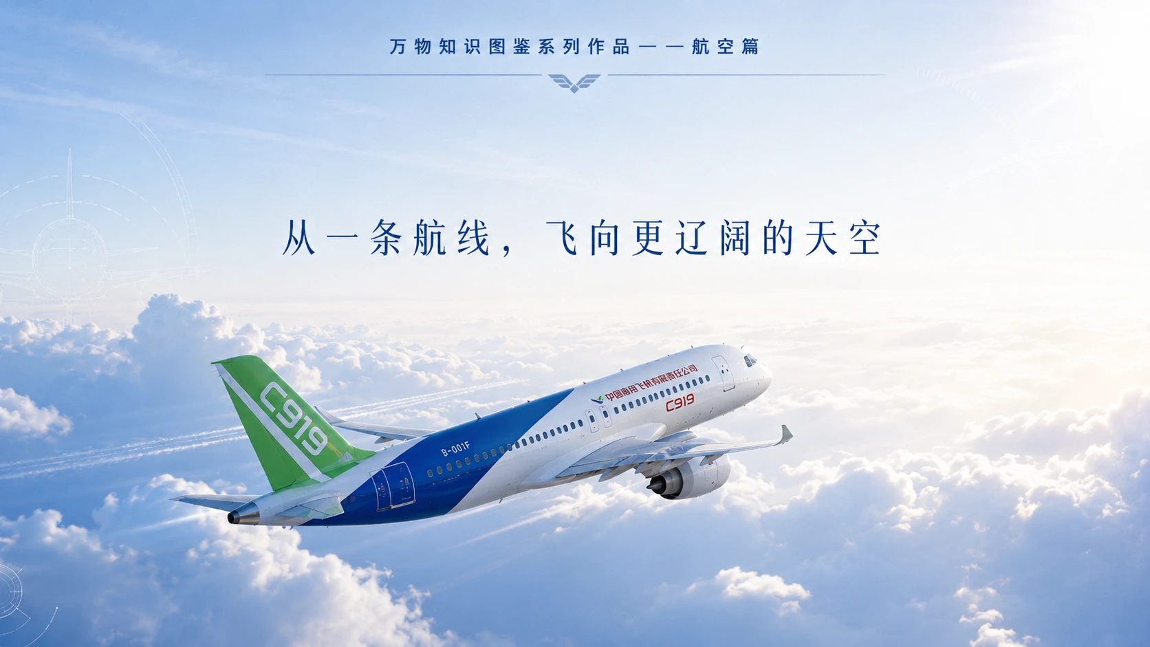 万物知识图鉴系列作品PPT——C919大飞机【4k】 - 预览图9
