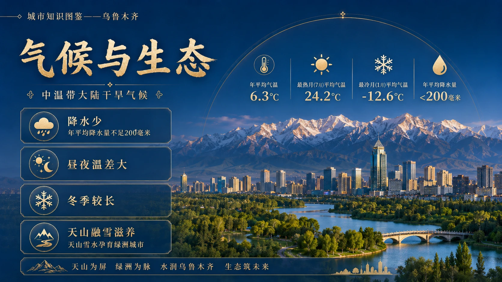 万物知识图鉴系列作品PPT——乌鲁木齐【4K】 - 预览图5