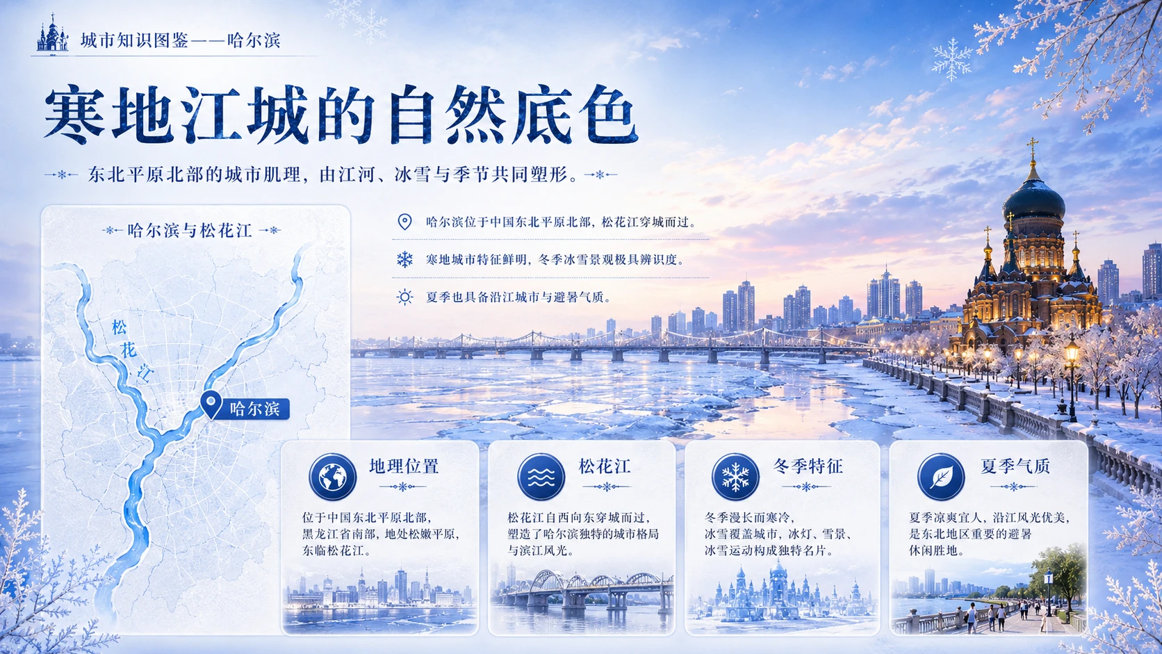 万物知识图鉴系列作品PPT——哈尔滨【4K】 - 预览图2