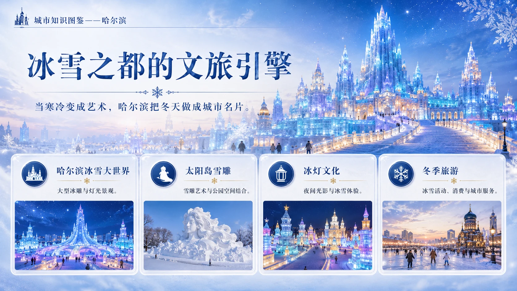 万物知识图鉴系列作品PPT——哈尔滨【4K】 - 预览图5