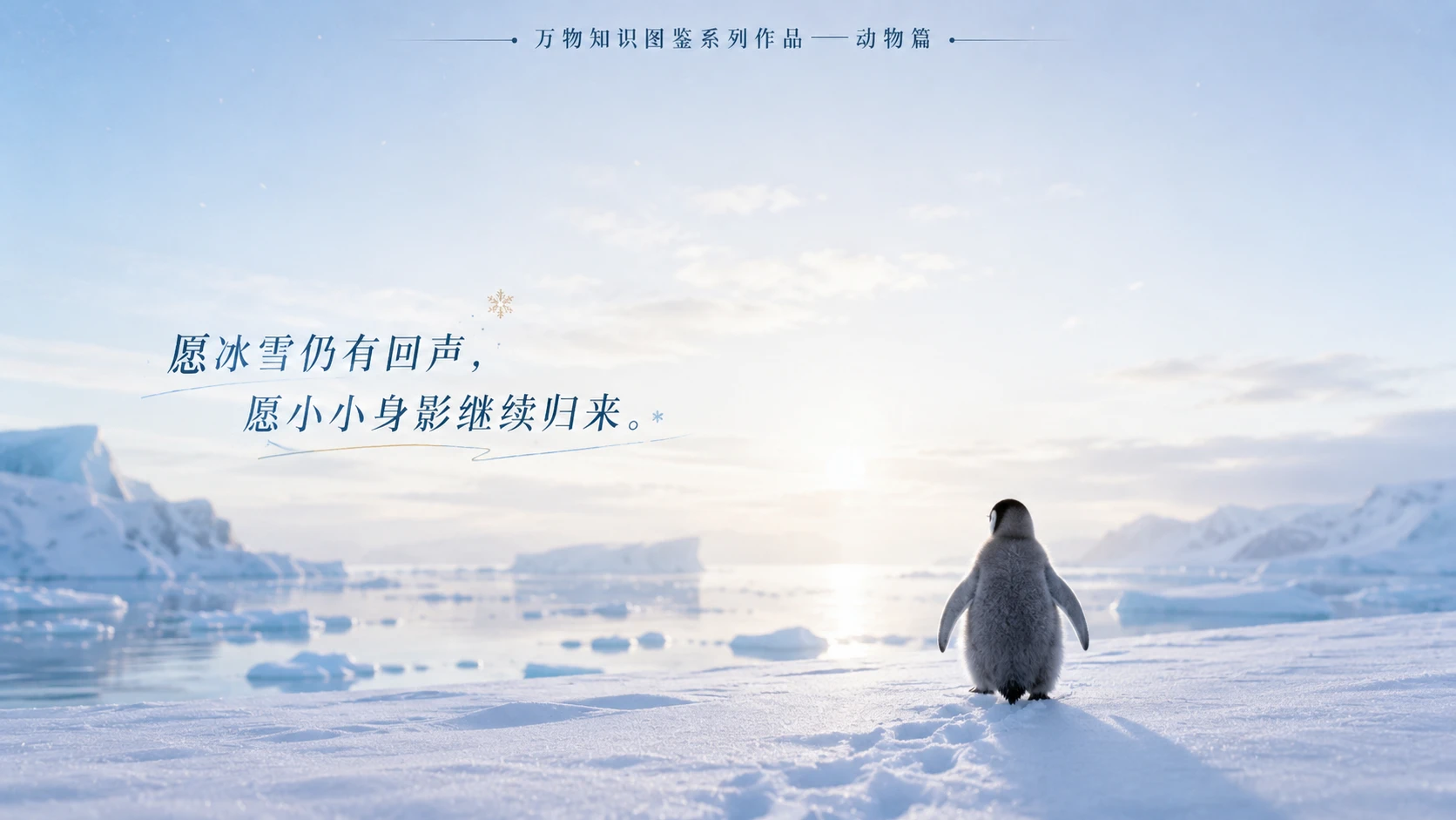 万物知识图鉴系列作品PPT——可爱的企鹅【4K】 - 预览图9